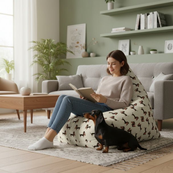 Doxie Craze Bean Bag Chair Cover - ZumBuys