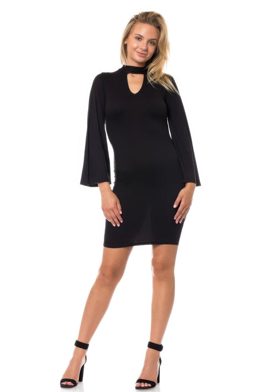 Dty Brush Knee Length Dress - ZumBuys