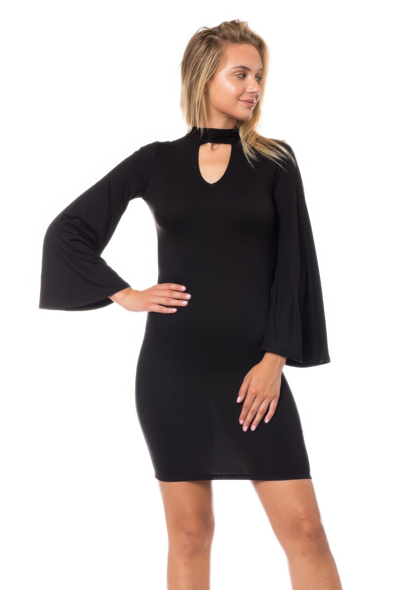 Dty Brush Knee Length Dress - ZumBuys