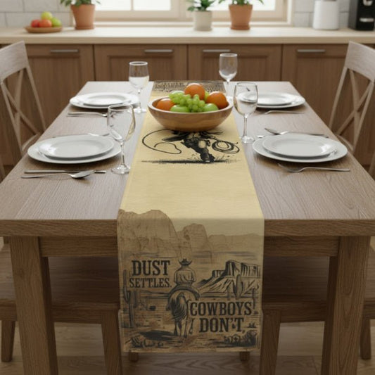 Dusty Grit Table Runner (Cotton, Poly) - ZumBuys