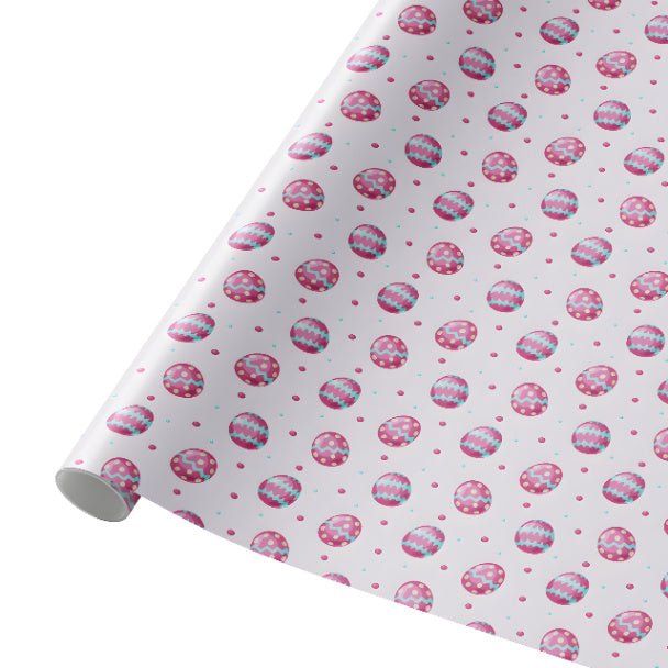 Easter Egg Celebration Wrapping Paper – Pastel Easter Gift Wrap, Cute Spring Holiday Paper, Premium Matte or Glossy Finish - ZumBuys