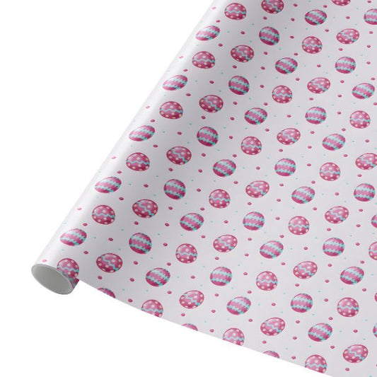 Easter Egg Celebration Wrapping Paper – Pastel Easter Gift Wrap, Cute Spring Holiday Paper, Premium Matte or Glossy Finish - ZumBuys