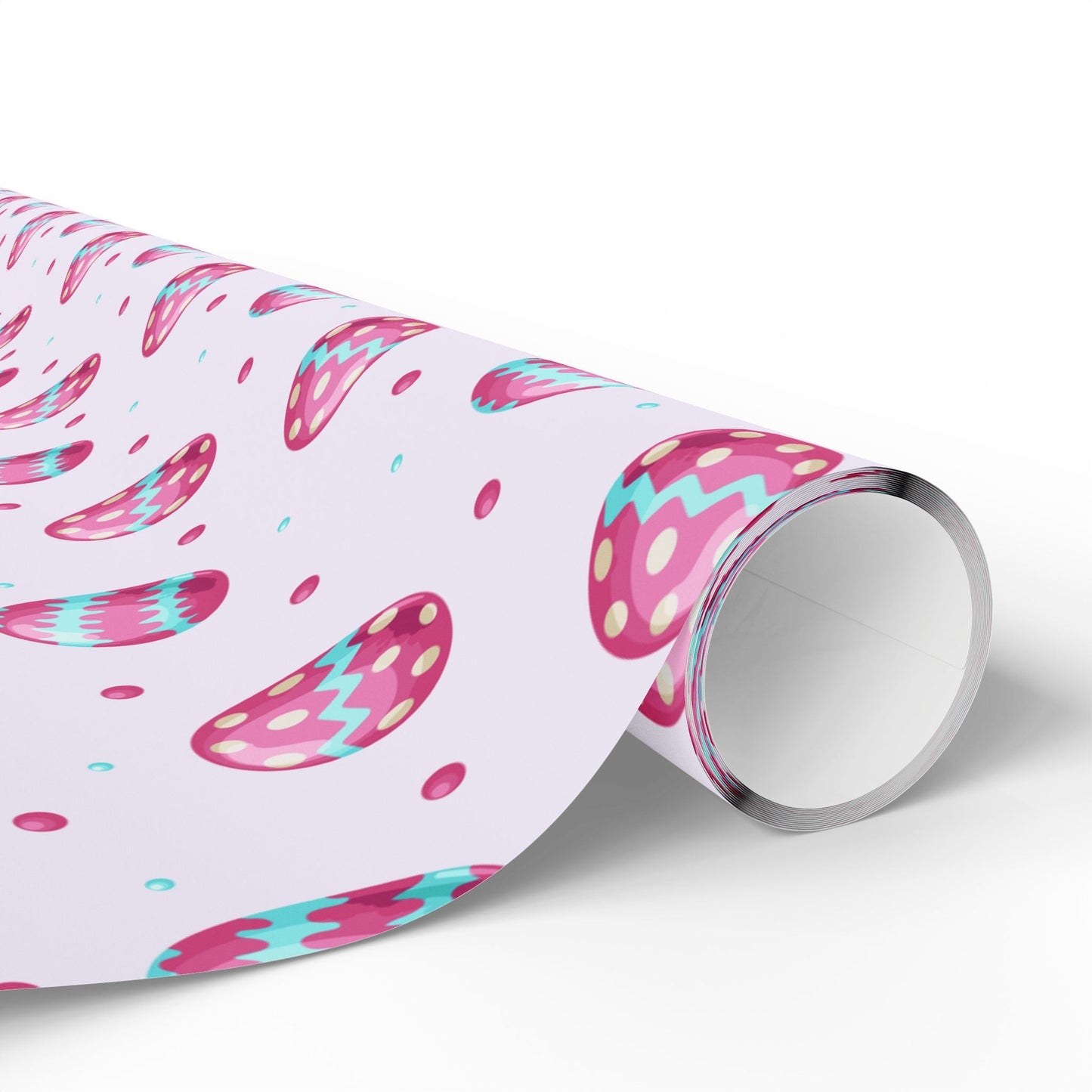 Easter Egg Celebration Wrapping Paper – Pastel Easter Gift Wrap, Cute Spring Holiday Paper, Premium Matte or Glossy Finish - ZumBuys