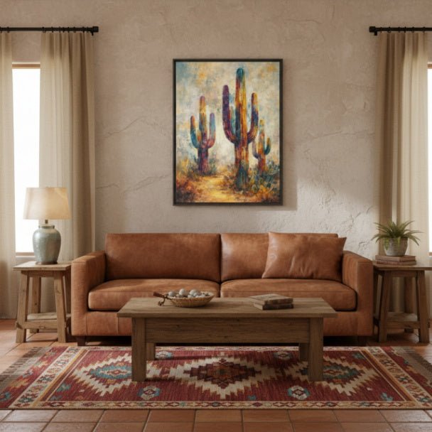 Echoes of the Southwest Matte Canvas, Framed (Multi - color) - ZumBuys