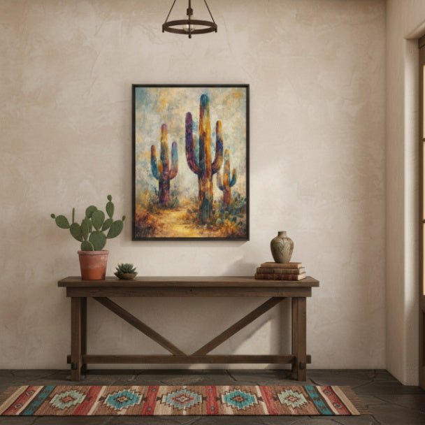 Echoes of the Southwest Matte Canvas, Framed (Multi - color) - ZumBuys