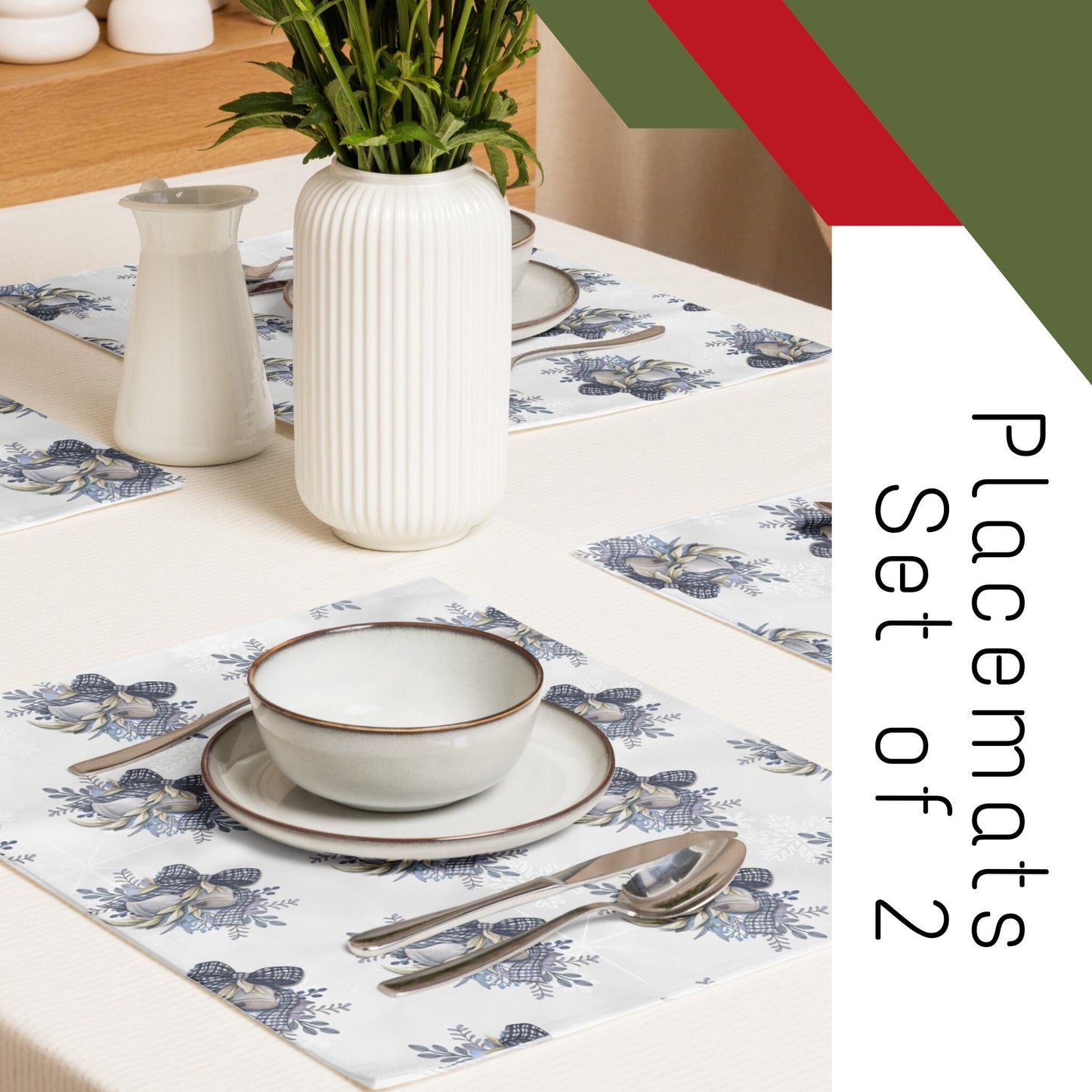 Elegant Belle Placemat, 2pc - ZumBuys