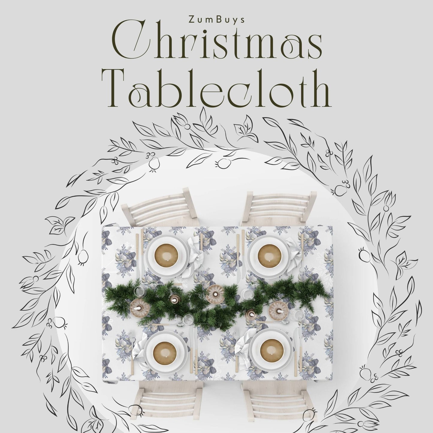 Elegant Belle Tablecloth - ZumBuys