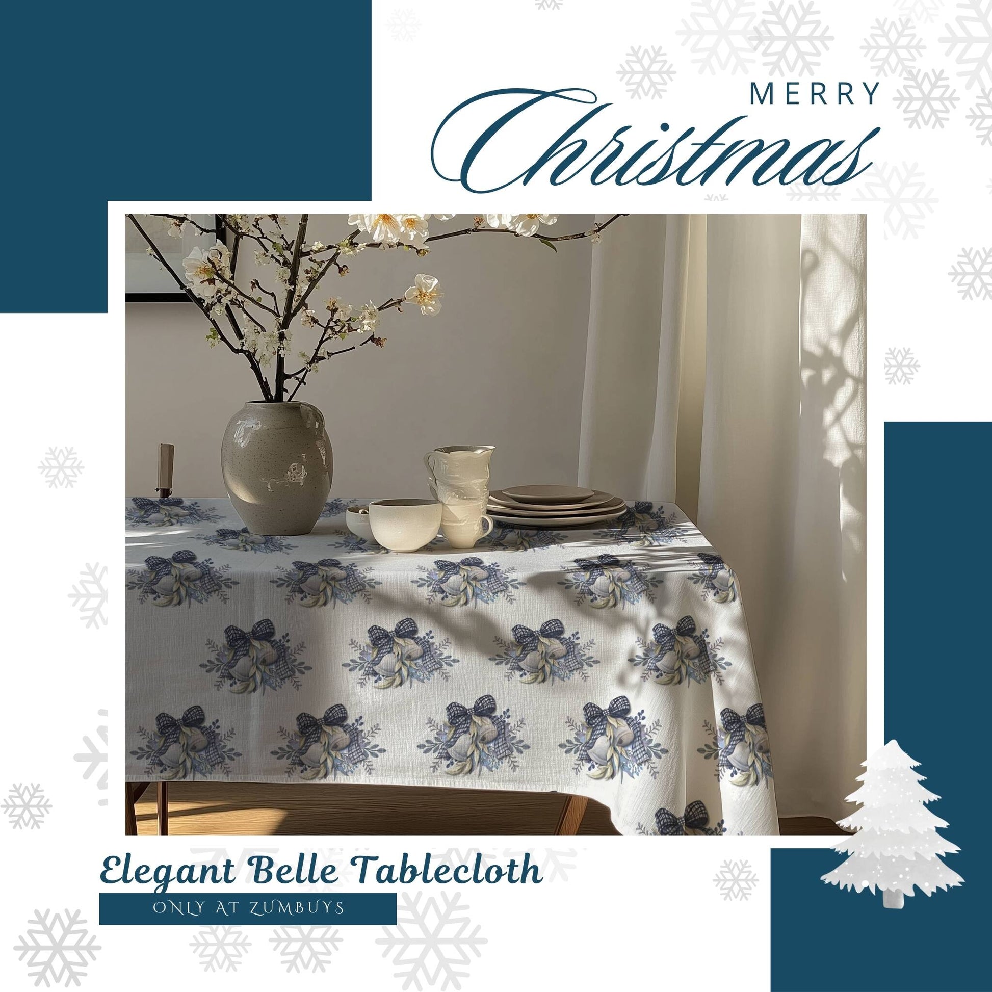 Elegant Belle Tablecloth - ZumBuys