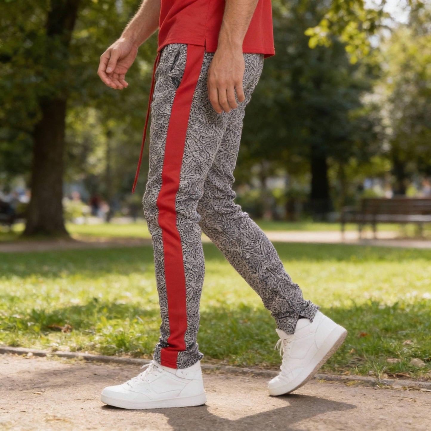 Elephant Print Track Pants - ZumBuys