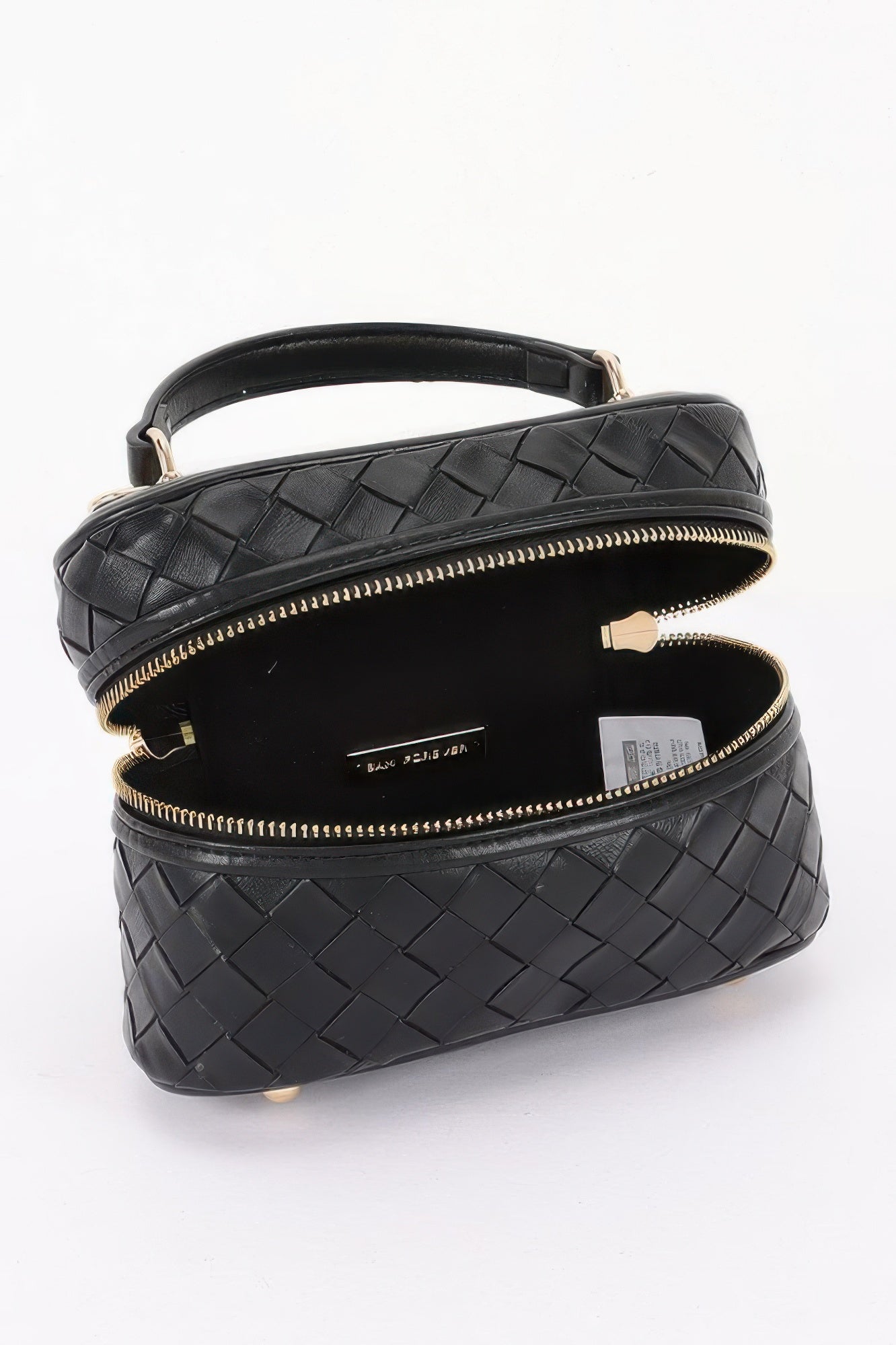 Embossed Vegan Leather Vanity Bag - ZumBuys