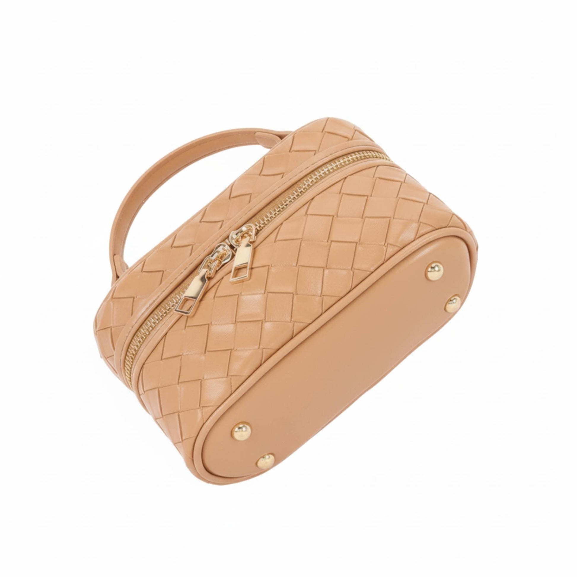 Embossed Vegan Leather Vanity Bag - ZumBuys