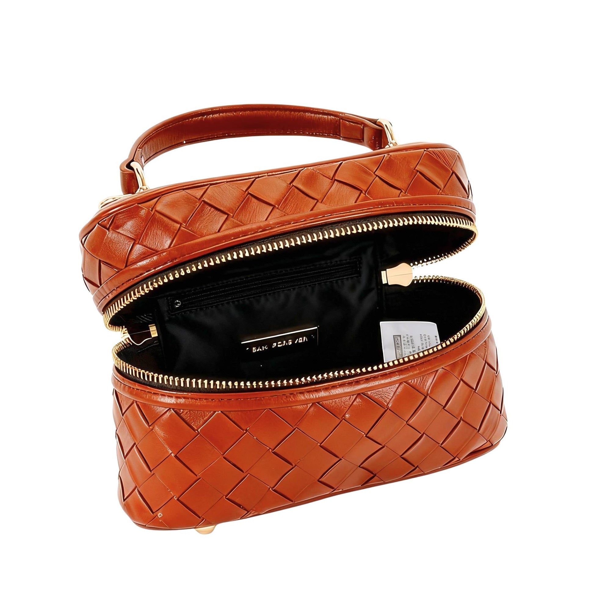 Embossed Vegan Leather Vanity Bag - ZumBuys