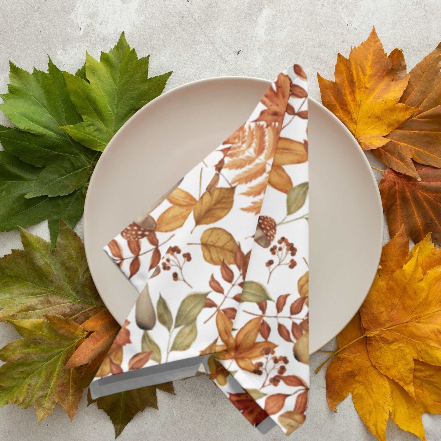 Fall Foliage Splendor Cloth Napkin Set of 4 - ZumBuys