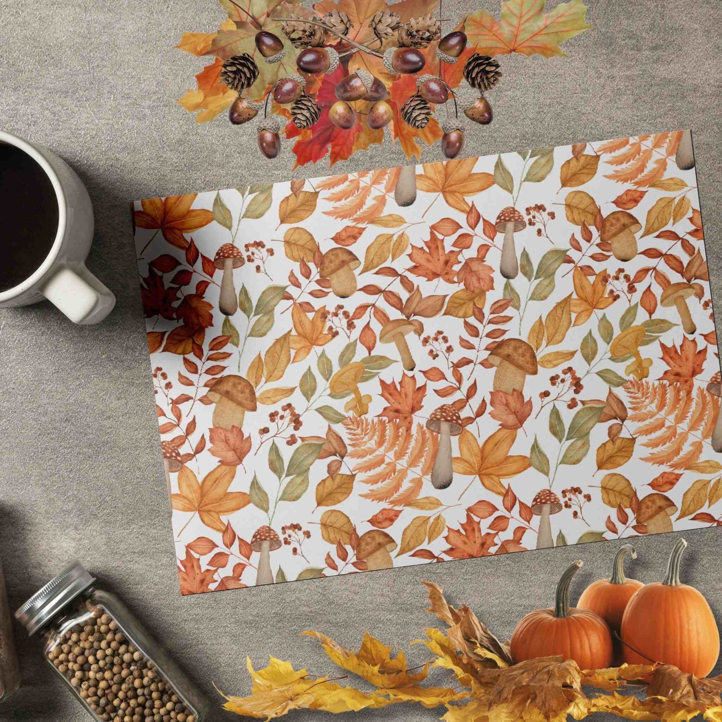 Fall Foliage Splendor Placemat, 2pc - ZumBuys