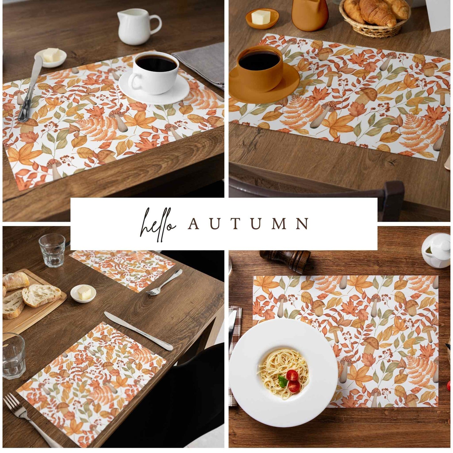 Fall Foliage Splendor Placemat, 2pc - ZumBuys