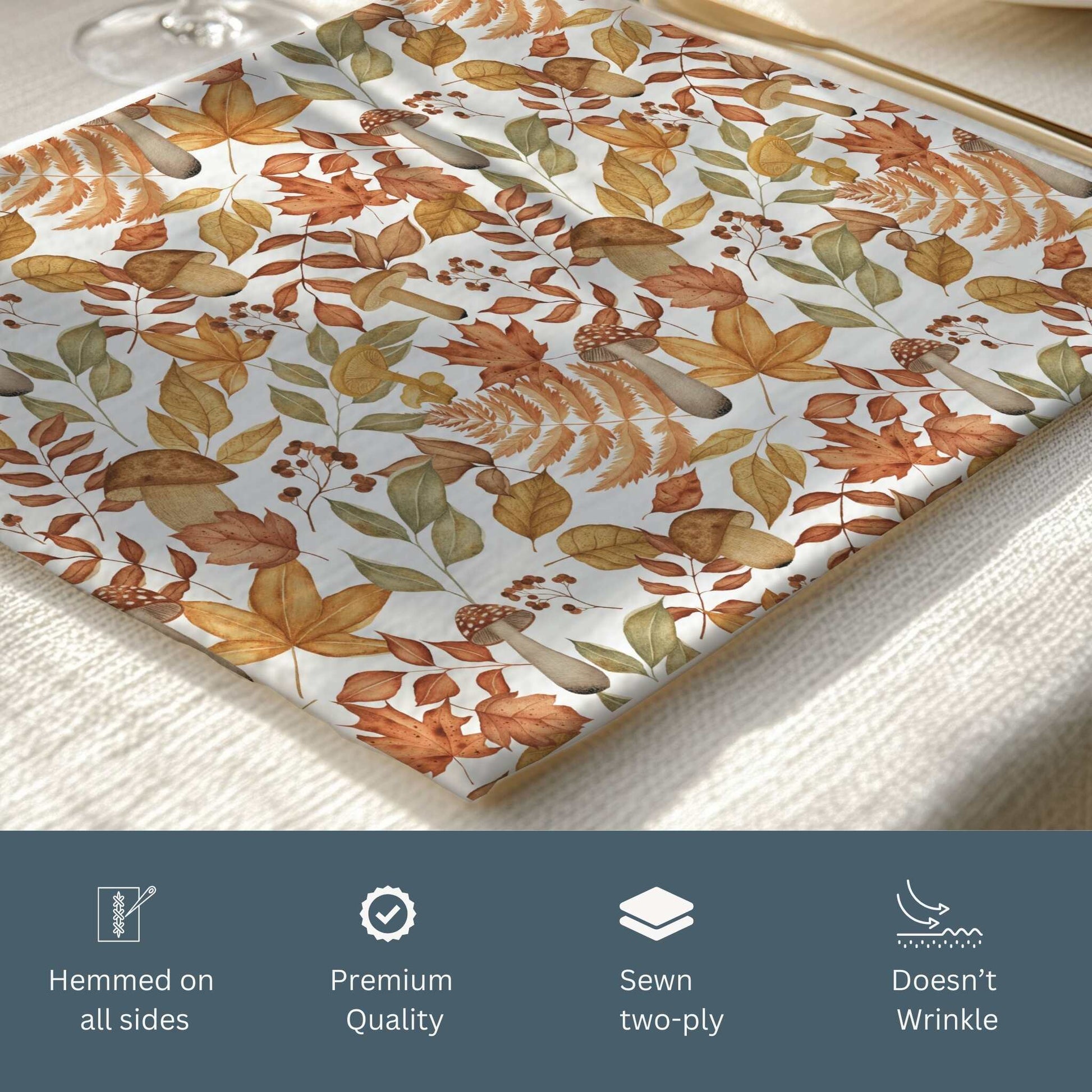 Fall Foliage Splendor Placemat, 2pc - ZumBuys