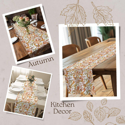 Fall Foliage Splendor Table Runner (Cotton, Poly) - ZumBuys