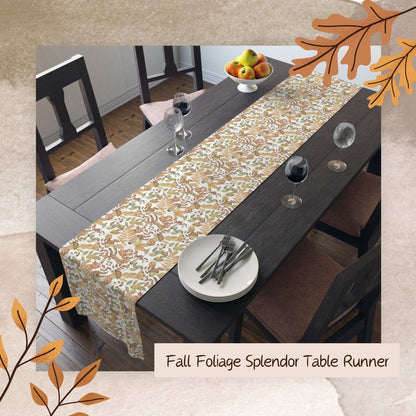 Fall Foliage Splendor Table Runner (Cotton, Poly) - ZumBuys