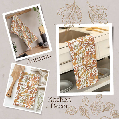 Fall Foliage Splendor Tea Towels (cotton, poly) - ZumBuys