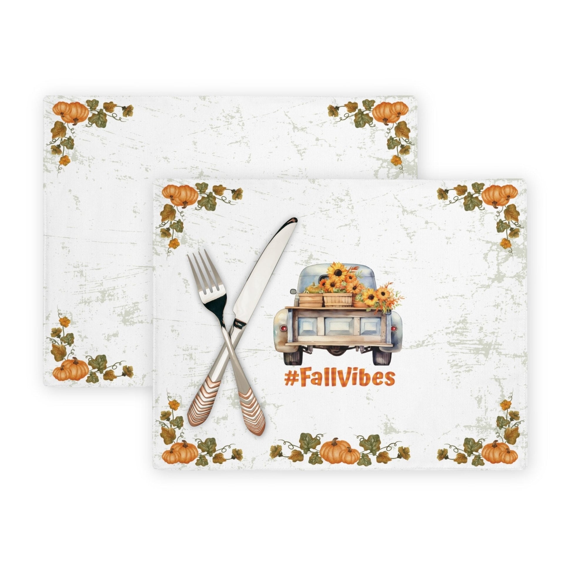 Fall Vibes Placemat, 2pc - ZumBuys