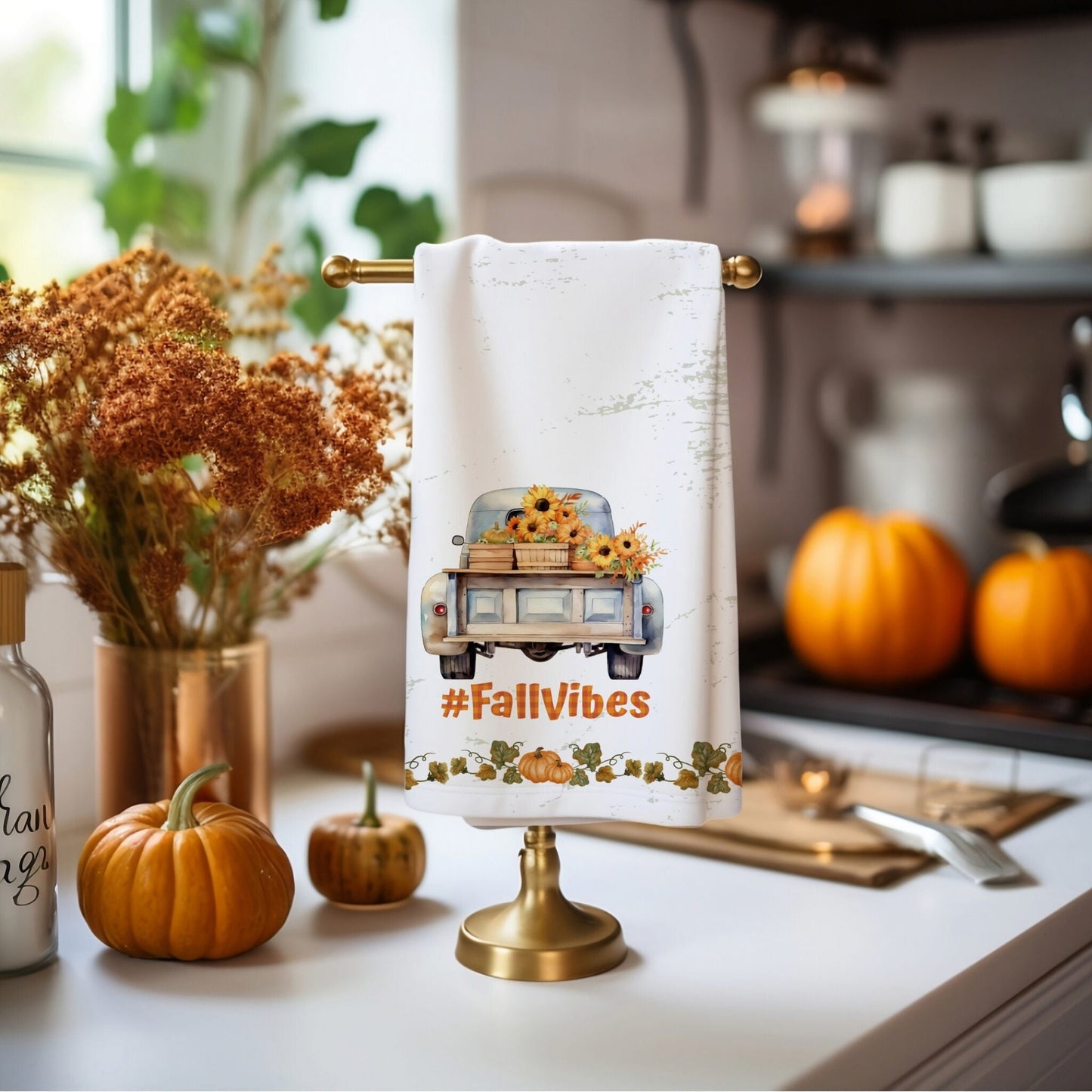 Fall Vibes Tea Towels (cotton, poly) - ZumBuys