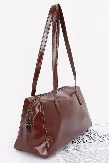 Faux Leather Sport Bag - ZumBuys