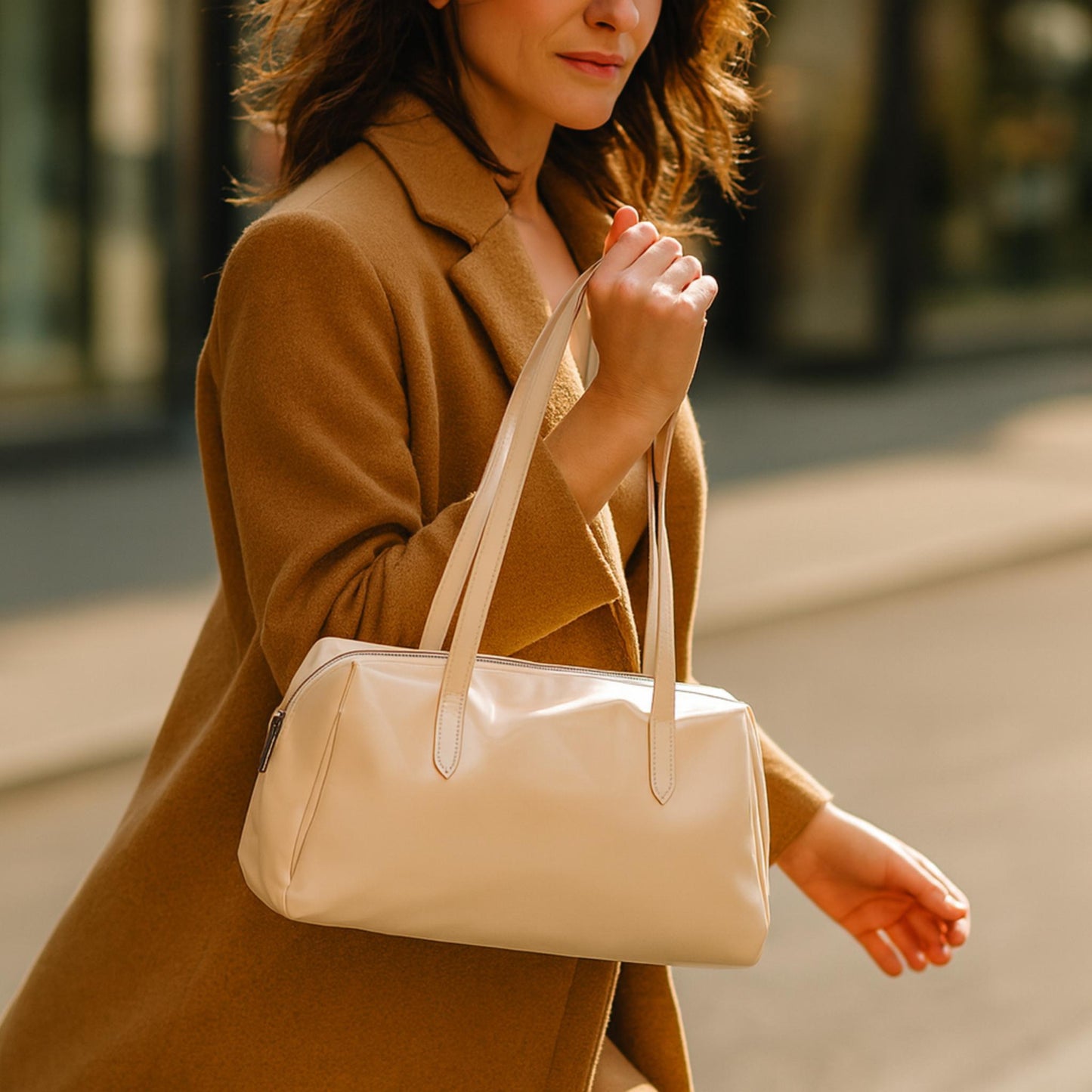 Faux Leather Sport Bag - ZumBuys