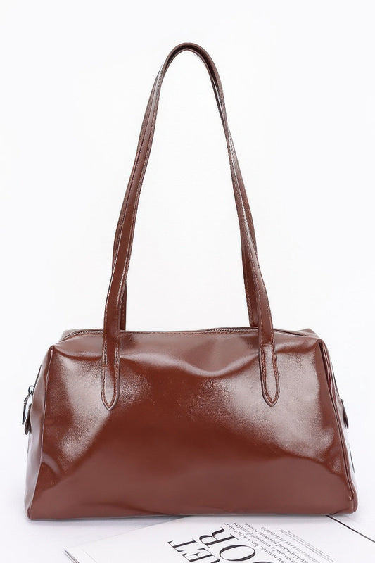 Faux Leather Sport Bag - ZumBuys