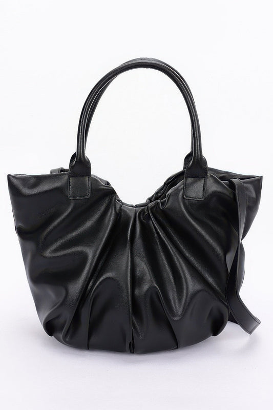 Faux Leather Tote Bag - ZumBuys