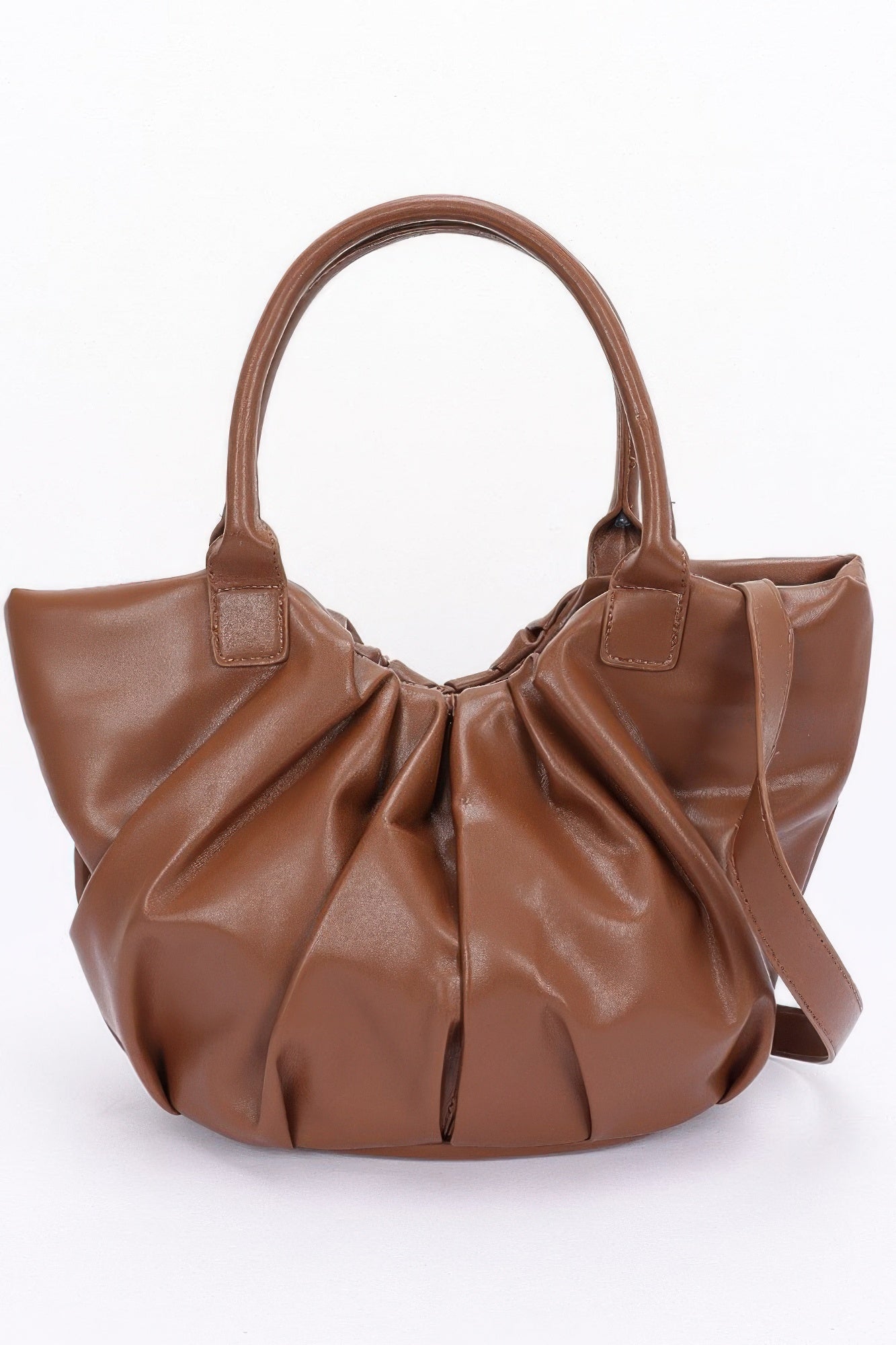 Faux Leather Tote Bag - ZumBuys