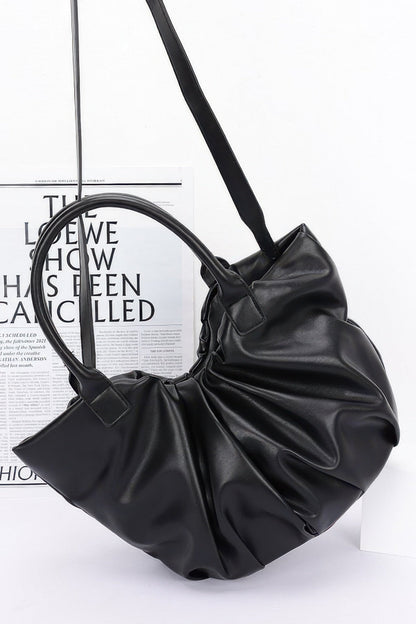 Faux Leather Tote Bag - ZumBuys