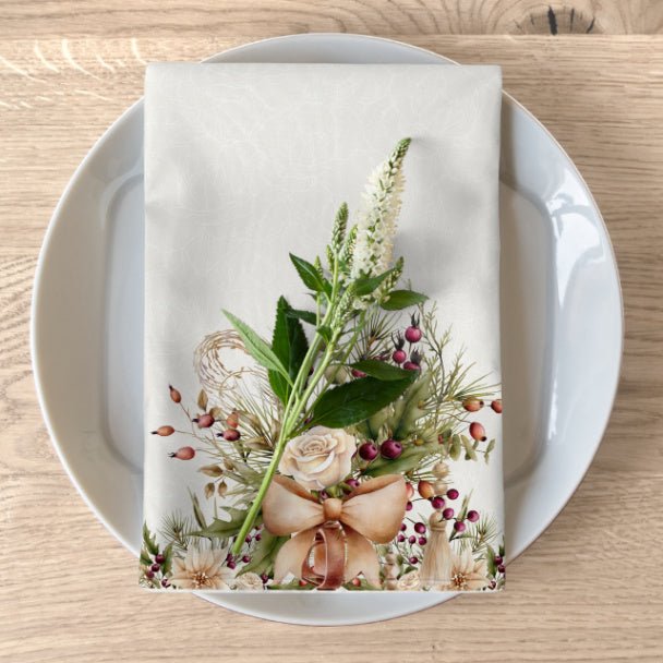 Floral Fancies Cloth Napkin Set of 4 - ZumBuys