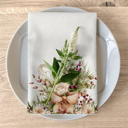 Floral Fancies Cloth Napkin Set of 4 - ZumBuys