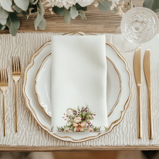 Floral Fancies Cloth Napkin Set of 4 - ZumBuys