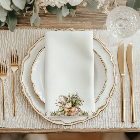 Floral Fancies Cloth Napkin Set of 4 - ZumBuys