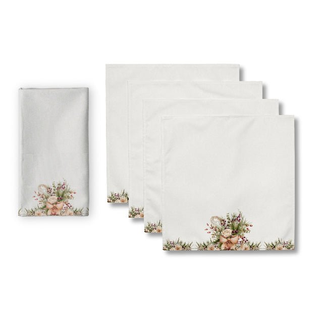 Floral Fancies Cloth Napkin Set of 4 - ZumBuys