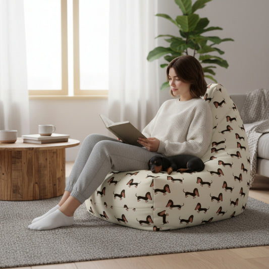 Doxie Craze Bean Bag Chair Cover