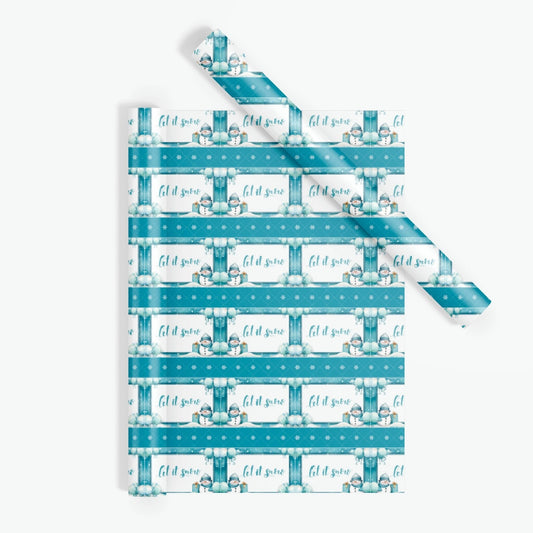 Frosty Flakes Wrapping Paper - ZumBuys