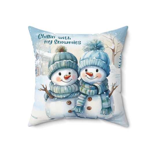 Frosty Friends Square Pillow - ZumBuys