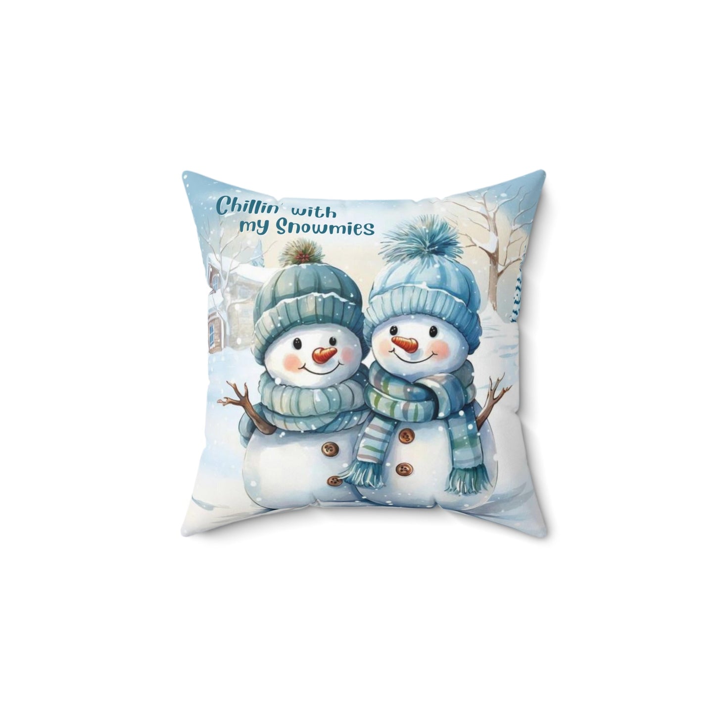 Frosty Friends Square Pillow - ZumBuys
