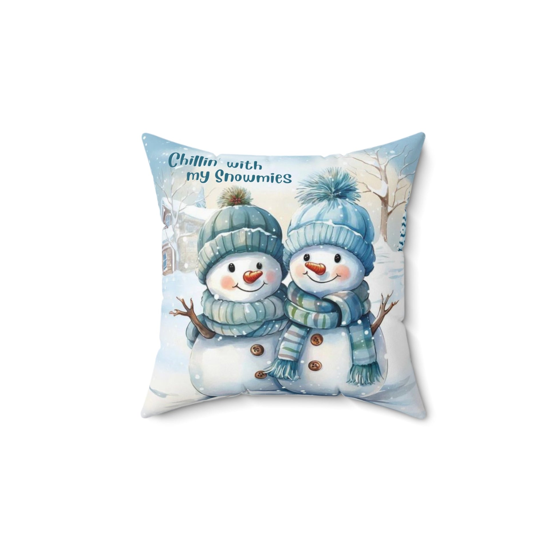Frosty Friends Square Pillow - ZumBuys