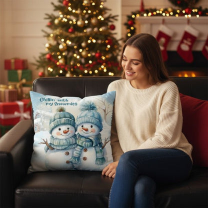 Frosty Friends Square Pillow - ZumBuys