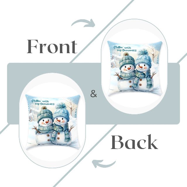 Frosty Friends Square Pillow - ZumBuys