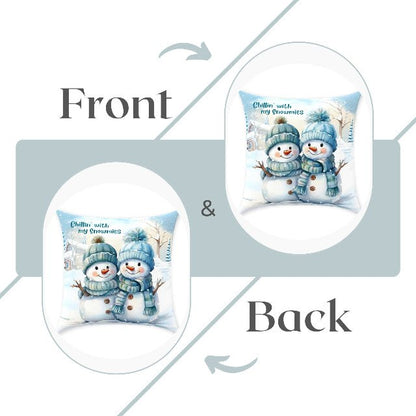 Frosty Friends Square Pillow - ZumBuys
