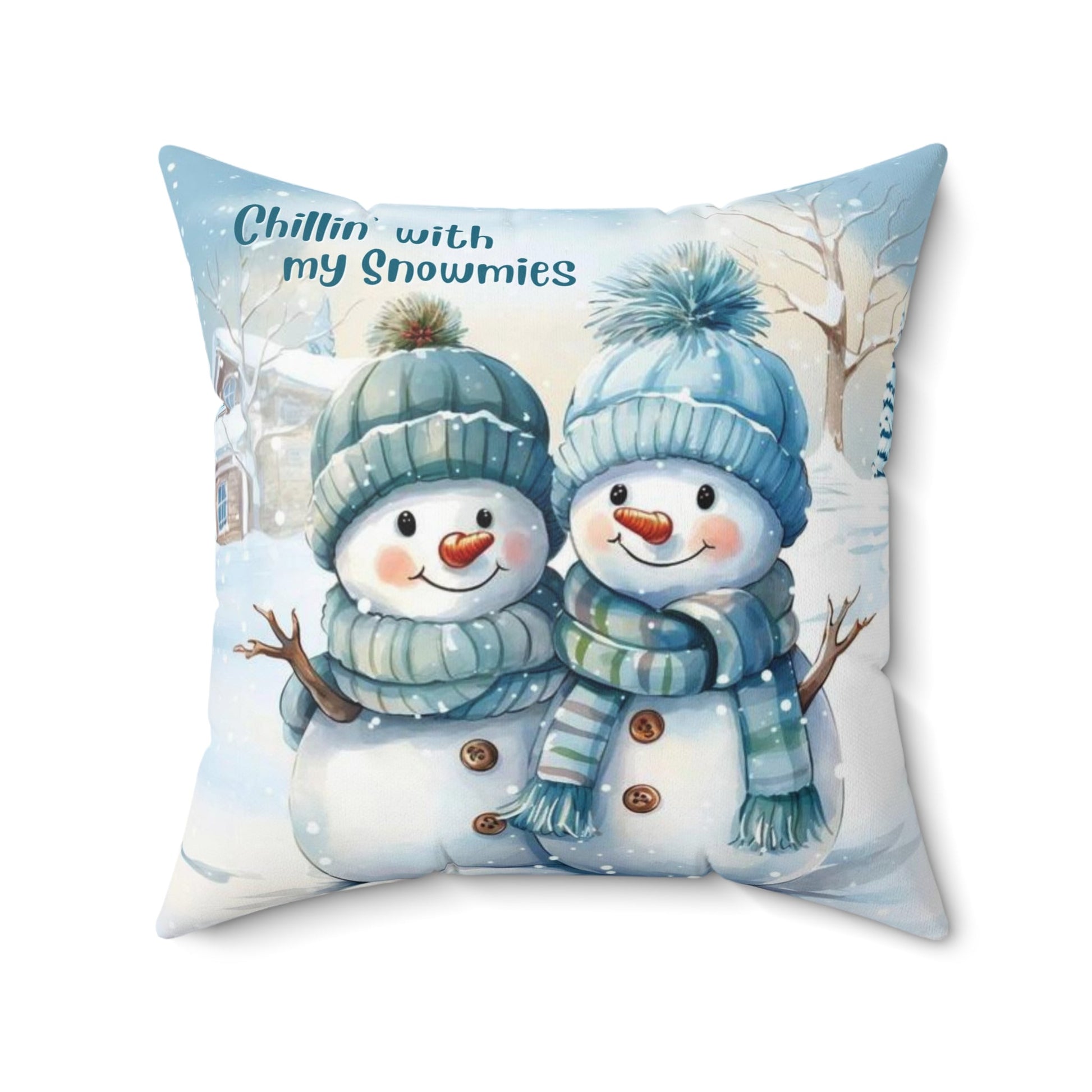 Frosty Friends Square Pillow - ZumBuys