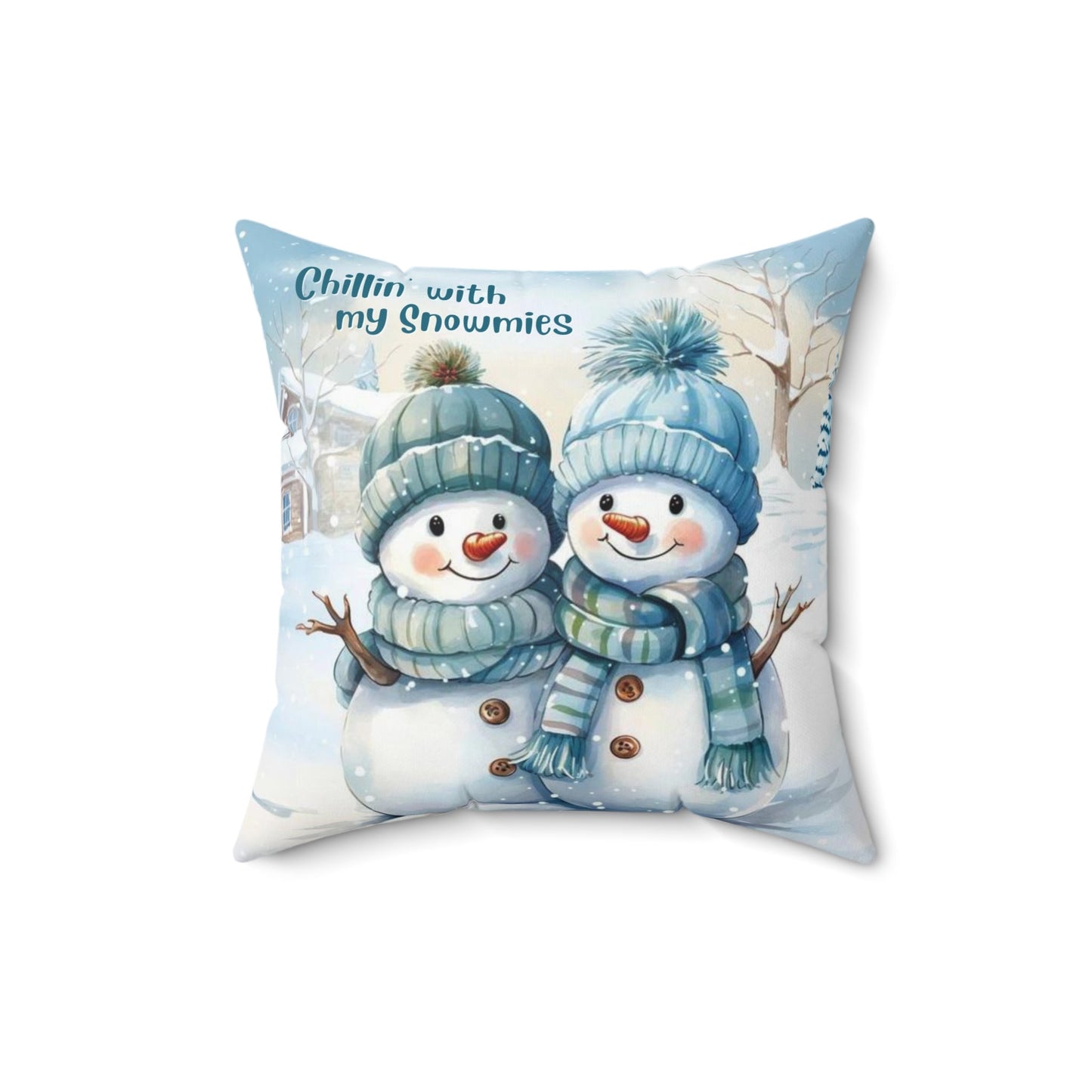 Frosty Friends Square Pillow - ZumBuys