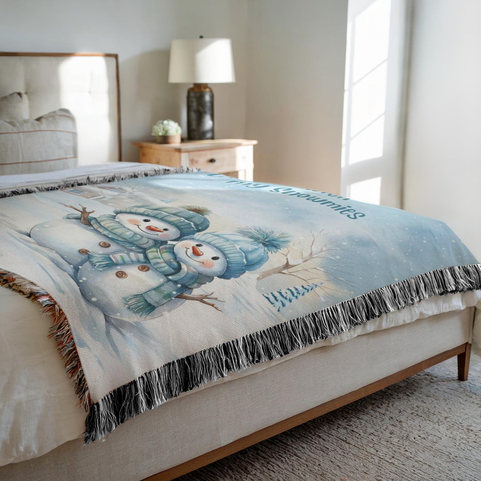 Frosty Friends Woven Blankets - ZumBuys