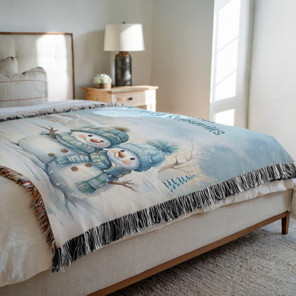 Frosty Friends Woven Blankets - ZumBuys