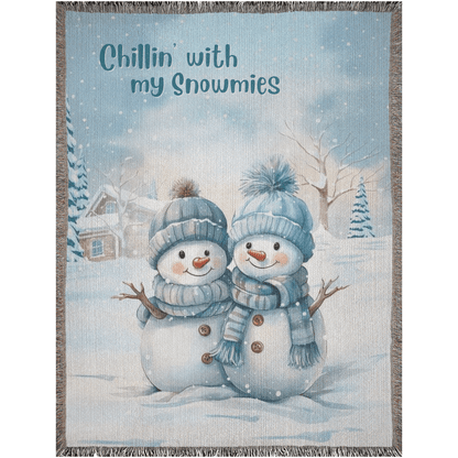 Frosty Friends Woven Blankets - ZumBuys