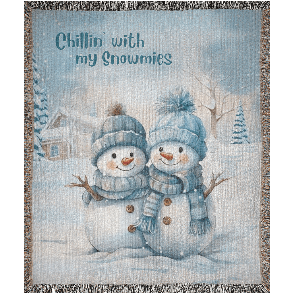 Frosty Friends Woven Blankets - ZumBuys